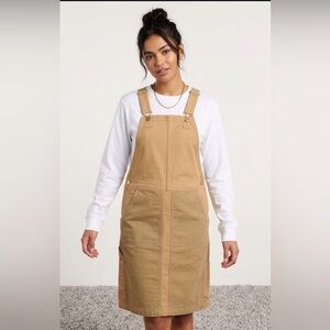 Rare Carhartt  Medley WIP Bib Overall Skirt/Dress Size XS Brown  NWOT MSRP $185